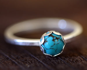 Turquoise sterling silver ring