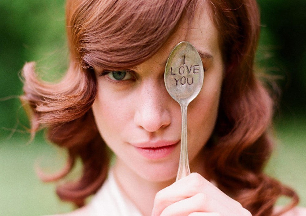 Wedding Photo Prop Stamped Silverware Garden Marker (S0277)